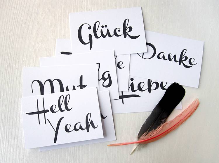 Renna Deluxe Glück // Klappkarte Heißer Verkauf