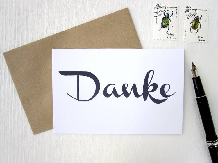 Renna Deluxe Danke // Klappkarte Online Outlet