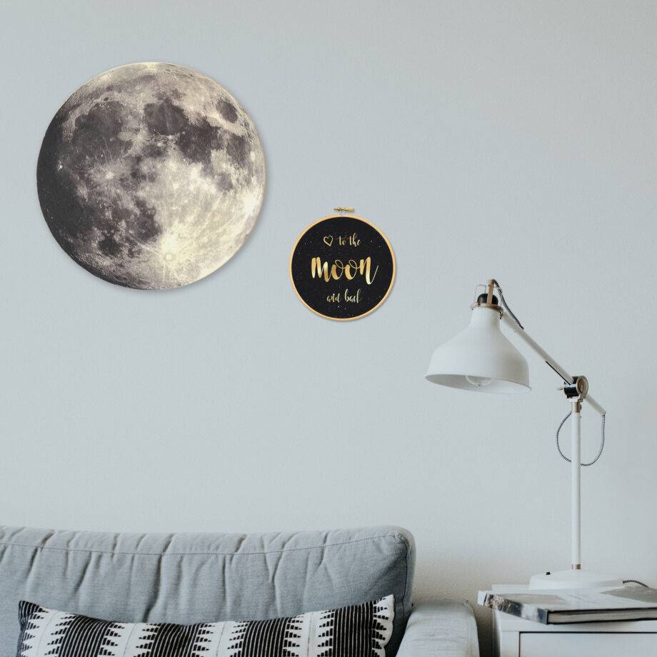 Renna Deluxe I love you to the moon and back! Gold Druck Fabrikladen