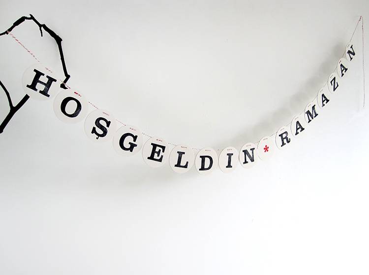 Renna Deluxe HOSGELDIN RAMAZAN Girlande Zeitlich begrenztes Angebot