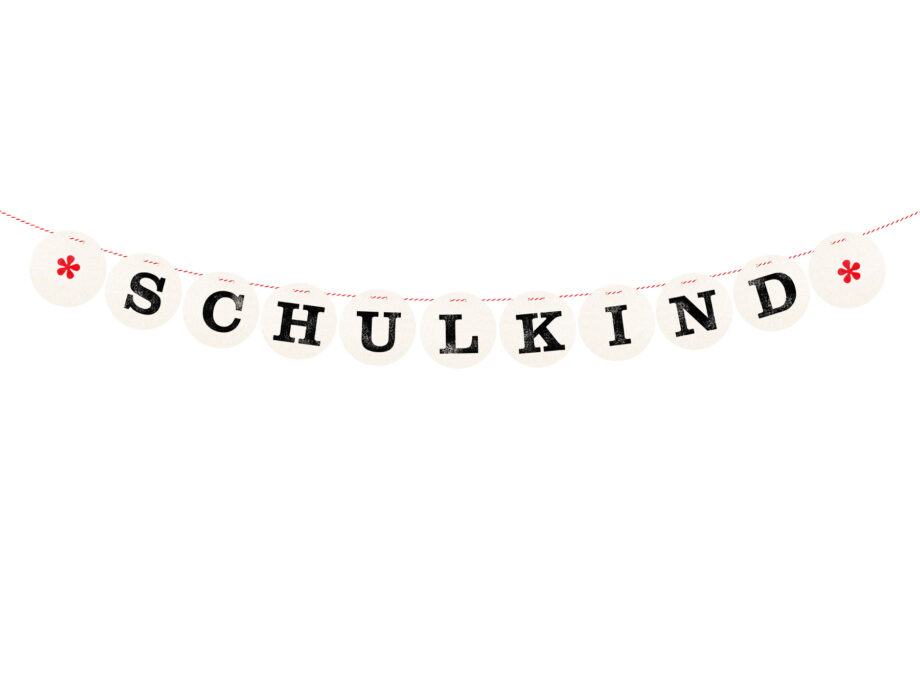 Renna Deluxe SCHULKIND Girlande für die Einschulung Party-Deko Blitzverkäufe
