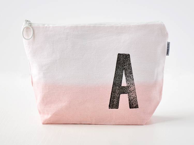 Renna Deluxe Kulturtasche ROSA mit Monogramm personalisiert Osterangebot