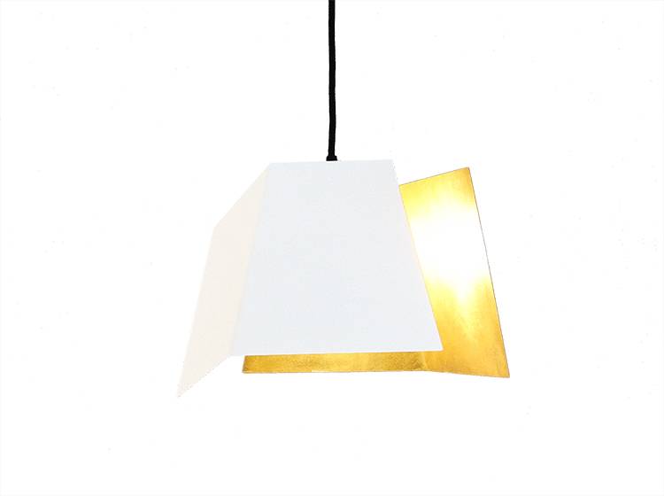 Renna Deluxe Falter // Pendelleuchte mit 24 Karat GOLD Lagerräumung