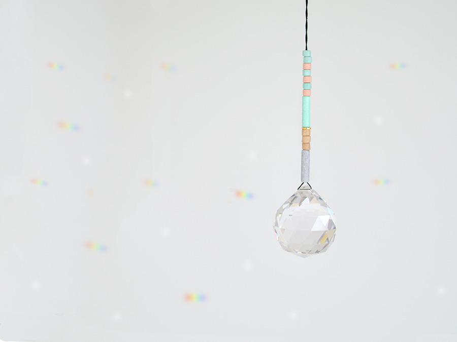 Renna Deluxe SUNCATCHER Grau Beige Mint Limitierter Zeitrabatt