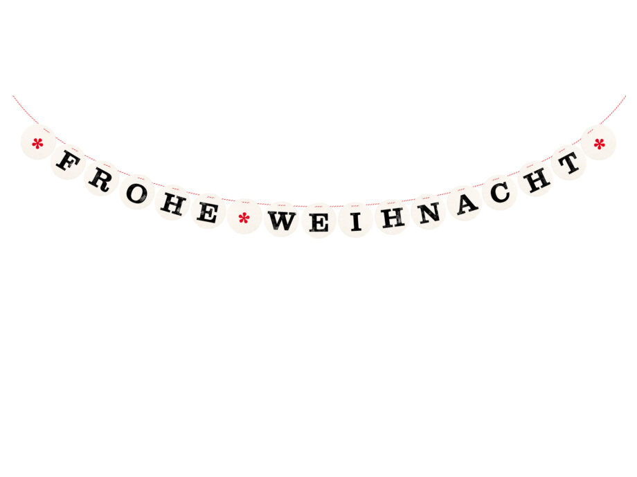 Renna Deluxe FROHE WEIHNACHT Girlande Sonderangebot