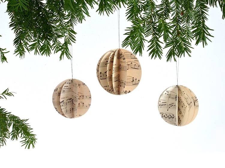 Renna Deluxe Frohe Weihnachten Karte mit Notenkugel Vatertagsangebot