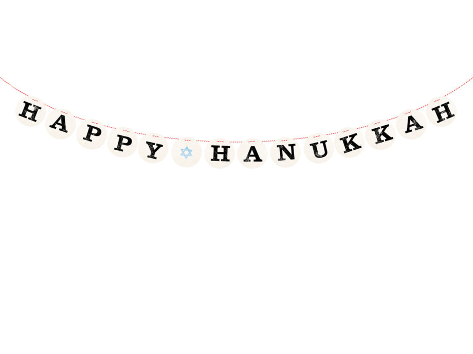 Renna Deluxe HAPPY HANUKKAH Girlande Lagerräumung