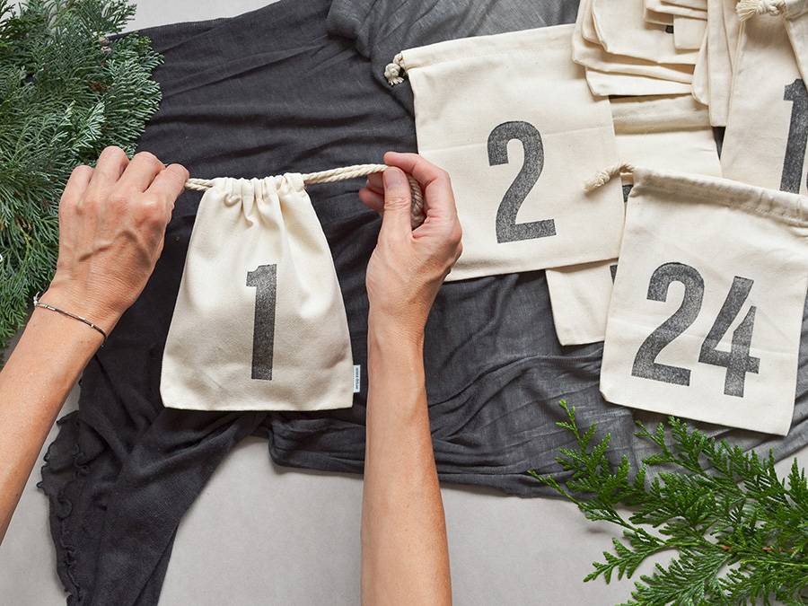 Renna Deluxe Nachhaltiger Adventskalender aus Bio-Baumwolle Top Angebot