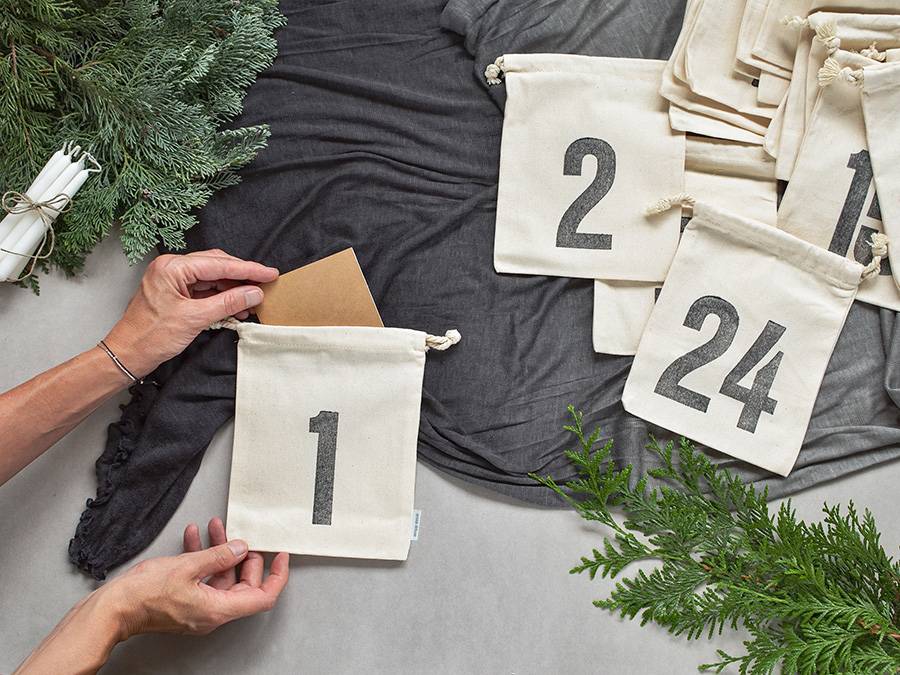 Renna Deluxe Nachhaltiger Adventskalender aus Bio-Baumwolle Top Angebot