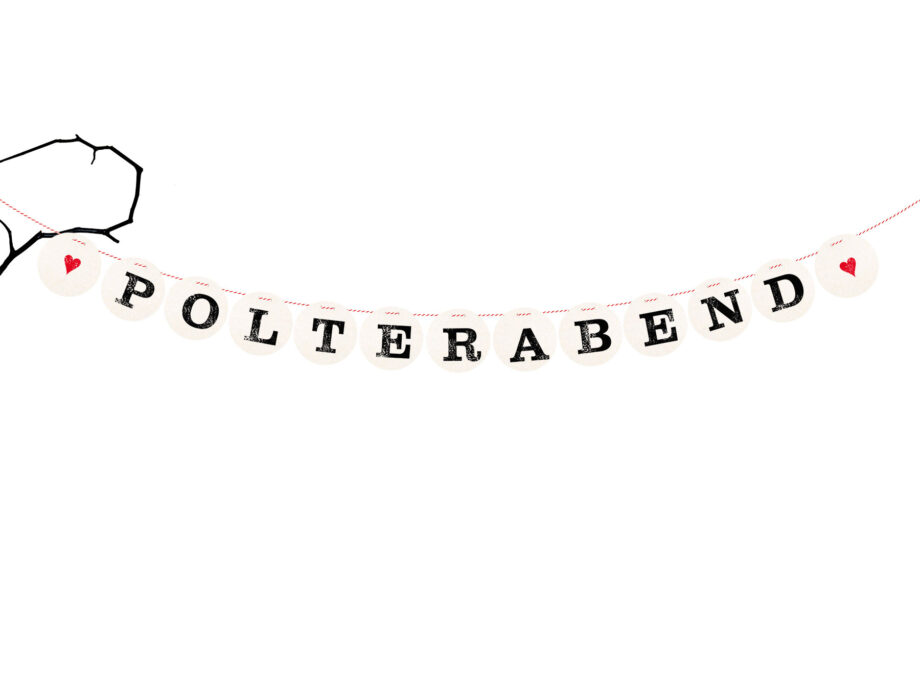 Renna Deluxe Polterabend Girlande für die Hochzeit Riesige Ersparnisse