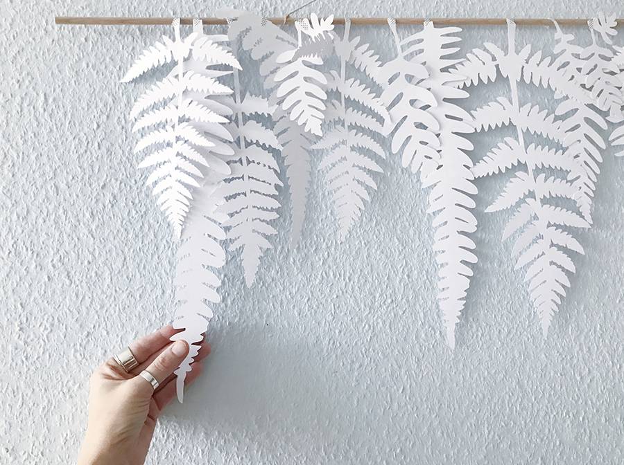 Renna Deluxe FARN Blätter für die Wand JETZT KAUFEN