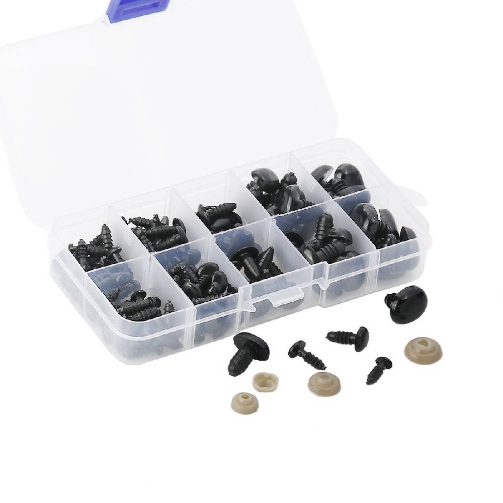 Sadingo Teddynasen Set mit Unterlegscheiben für Häkeltiere Neuheiten