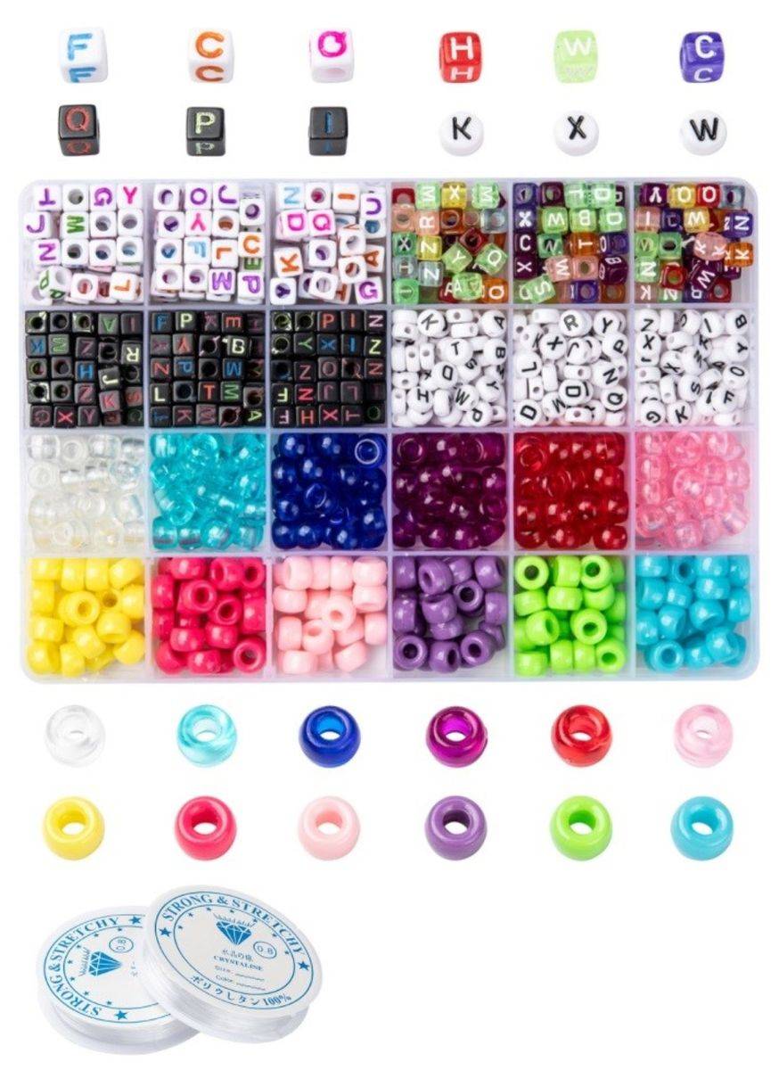 Sadingo Acrylperlen Set mit Aufbewahrungsbox Riesige Ersparnisse