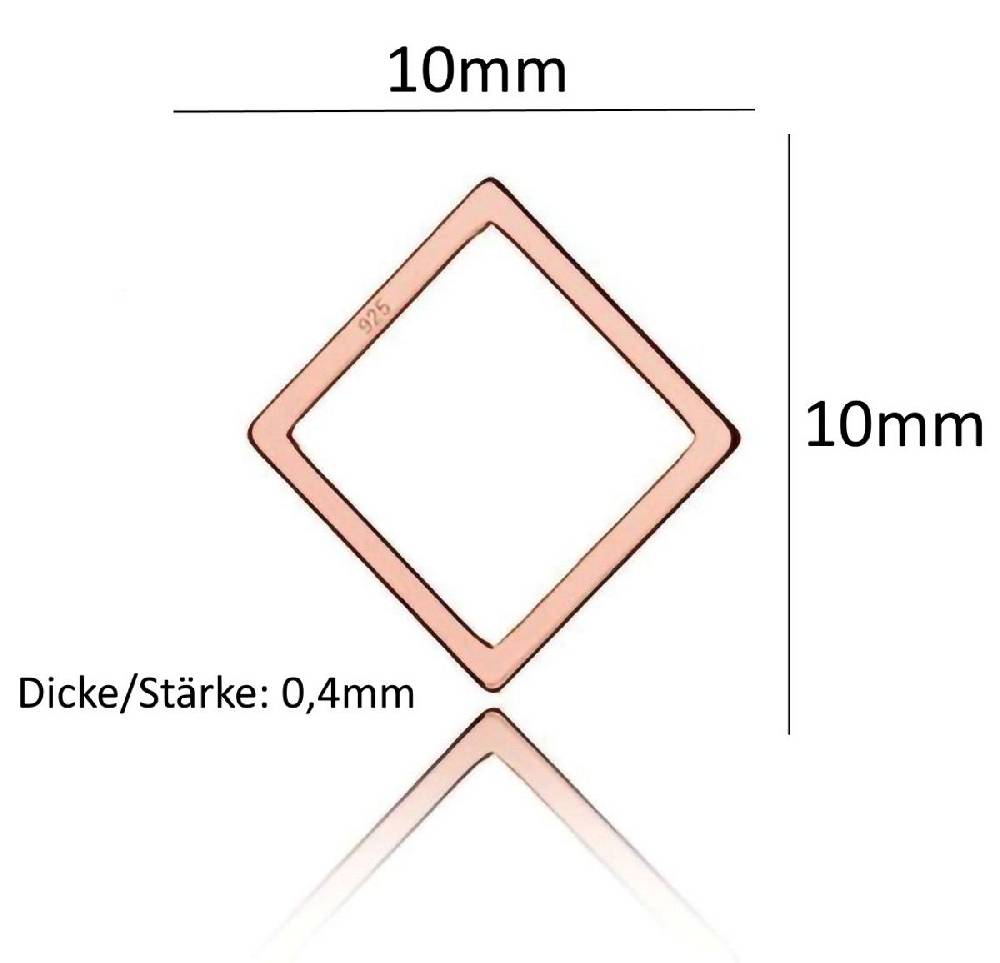 Sadingo Schmuckverbinder Geometrisch | 12x10 mm Super Sparpreis
