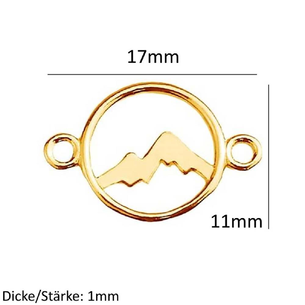 Sadingo Schmuckverbinder Mountain | 17x11 mm Angebote