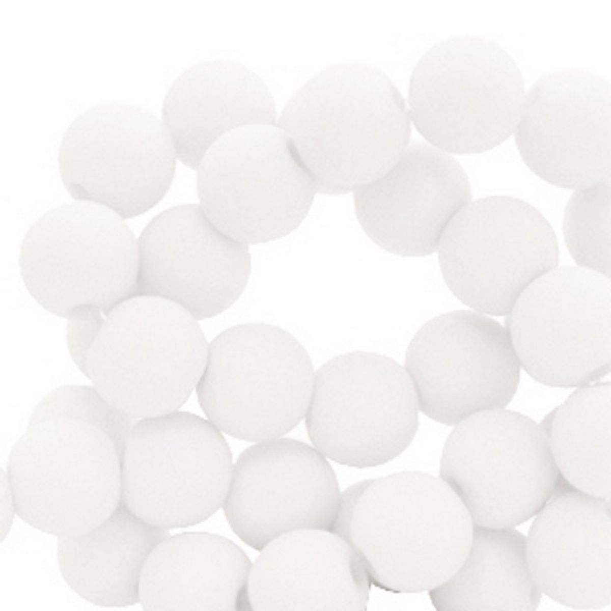 Sadingo Acrylperlen matt | 600 Stück, 6mm Kostenloser Versand