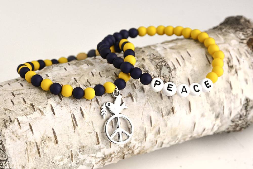 Sadingo Ukraine Armband | blau & gelb Exklusive Angebote