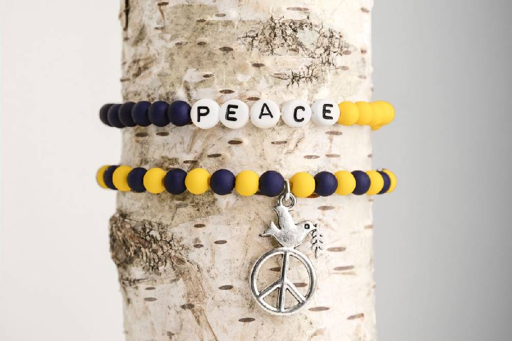Sadingo Ukraine Armband | blau & gelb Exklusive Angebote