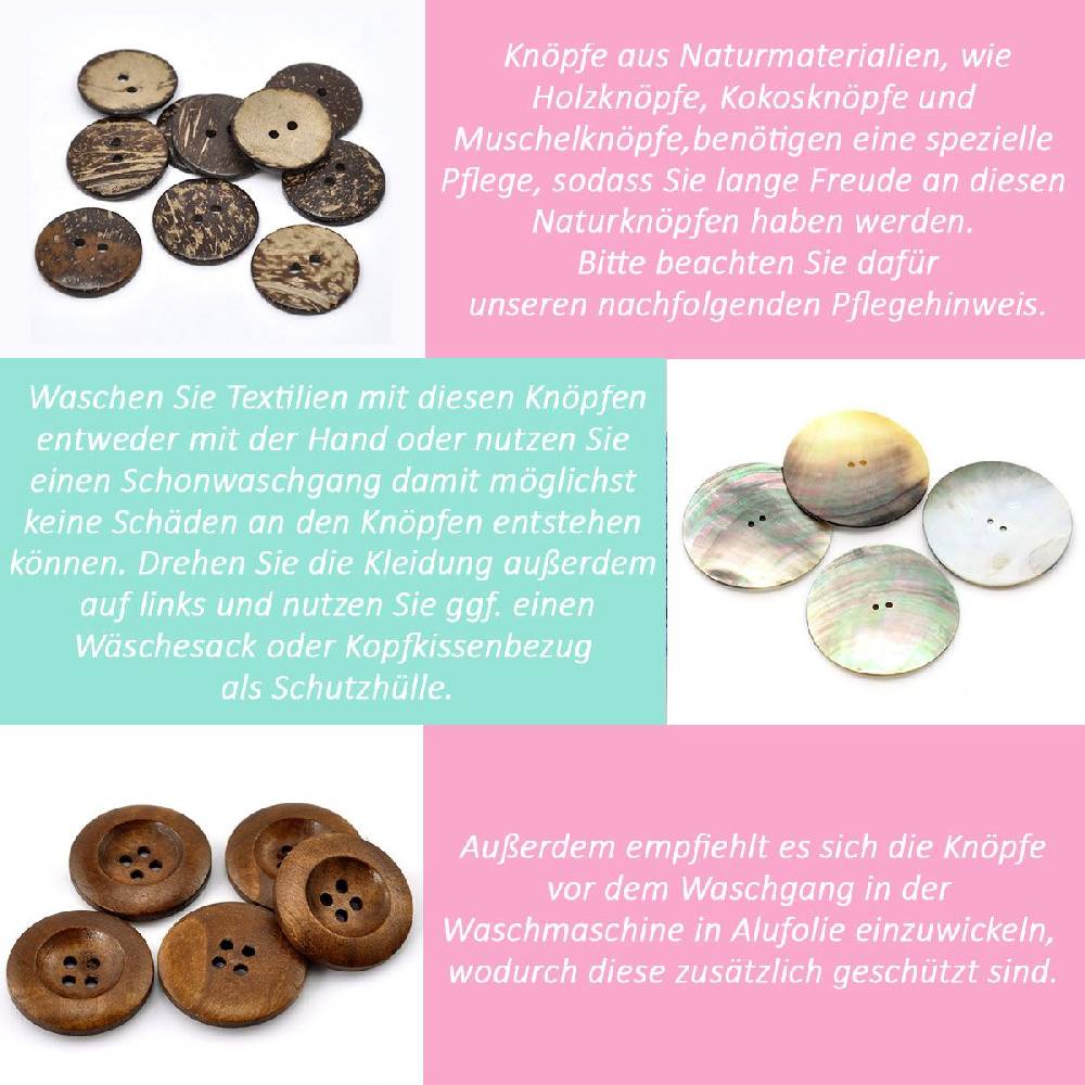 Sadingo Knebelknöpfe - 10 Stk. - 3 x 1 cm - Dunkelbraun Rabatte dieses Monats