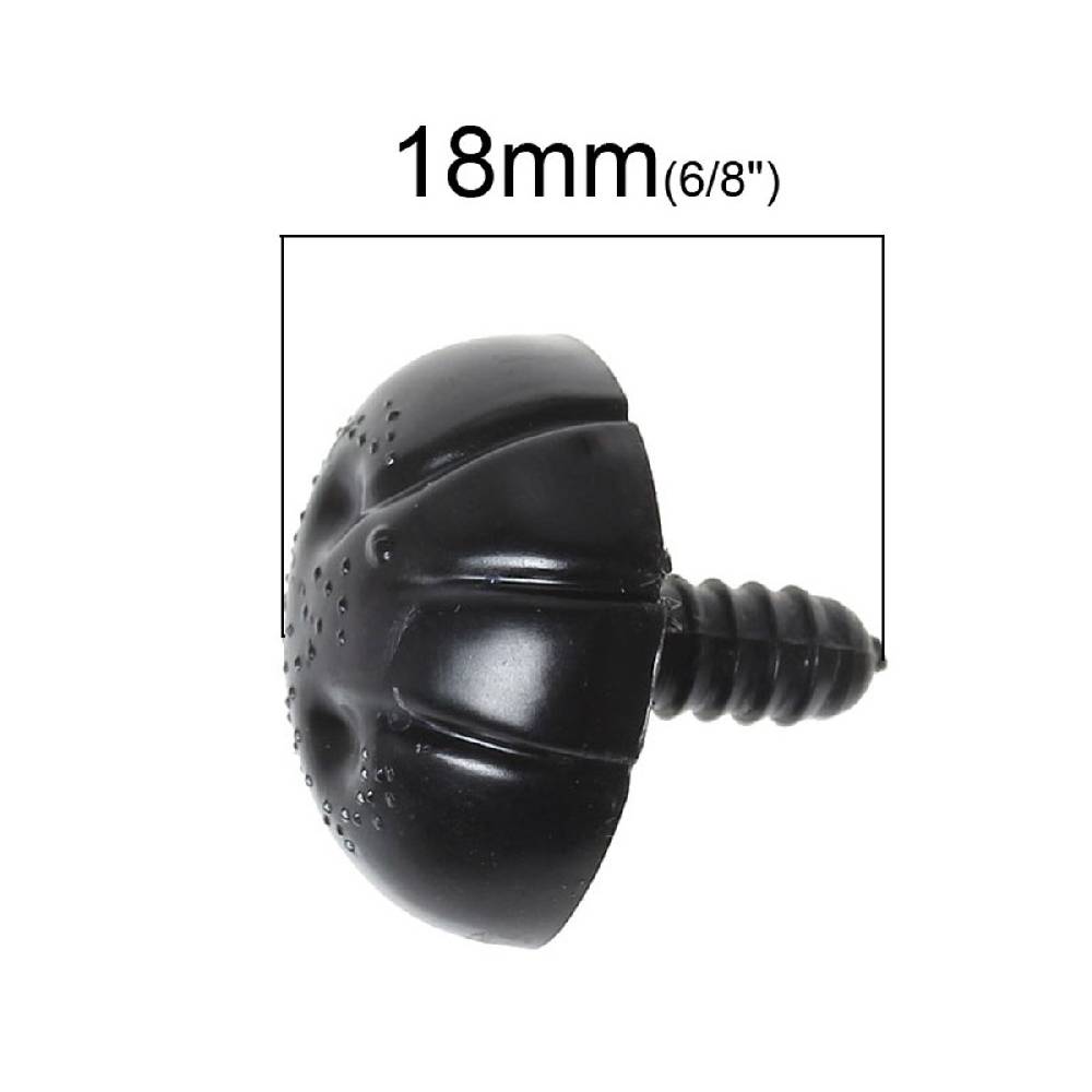Sadingo Teddynasen Acryl, zum Basteln, 25 Stück 23 x 17 mm Blitzverkäufe