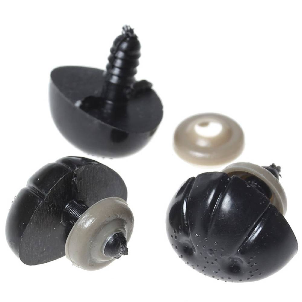 Sadingo Teddynasen Acryl, zum Basteln, 25 Stück 23 x 17 mm Blitzverkäufe