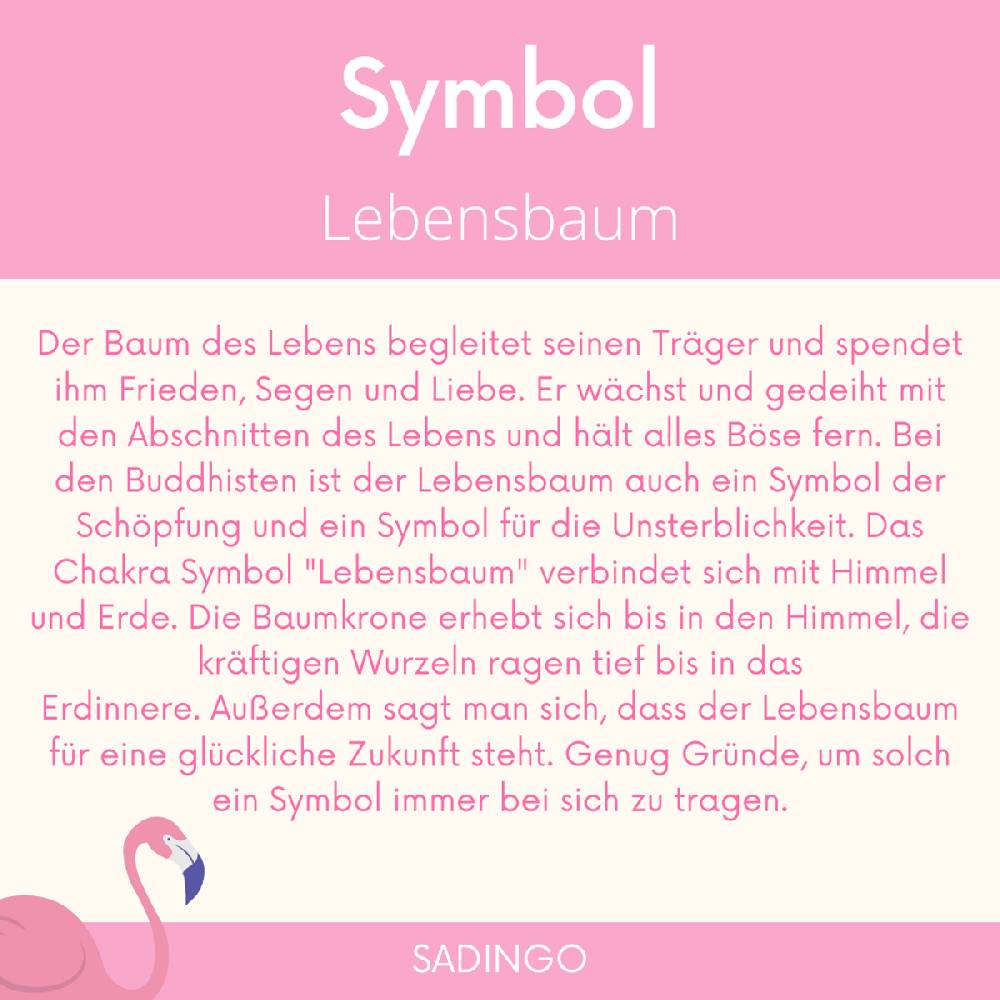 Sadingo Schmuckverbinder Lebensbaum | 12,1x16,1 mm Sonderangebot