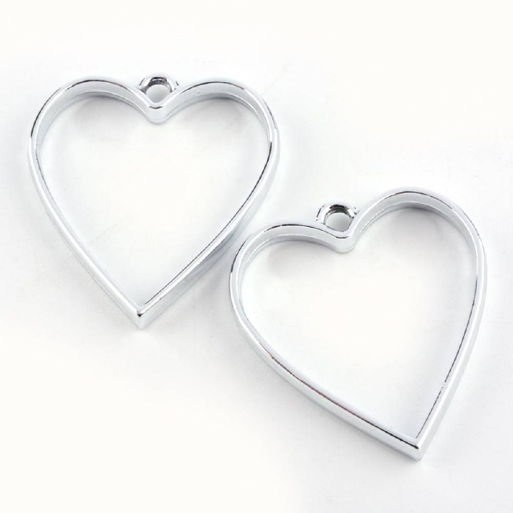 Sadingo Schmuckanhänger Herz - 10 Stück - 34 x 30 mm Begrenztes Angebot