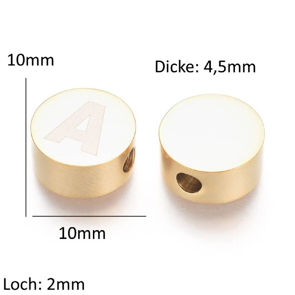 Sadingo Buchstabenperlen | 26 Stück, 10mm Zeitlich begrenztes Angebot