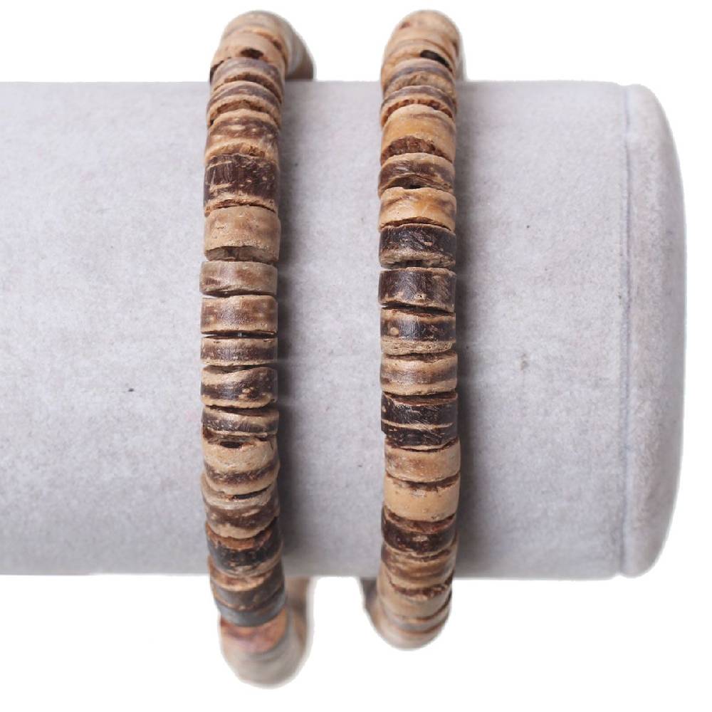 Sadingo Kokosperlen braun | 160 Stk. 8mm VIP-Rabatte