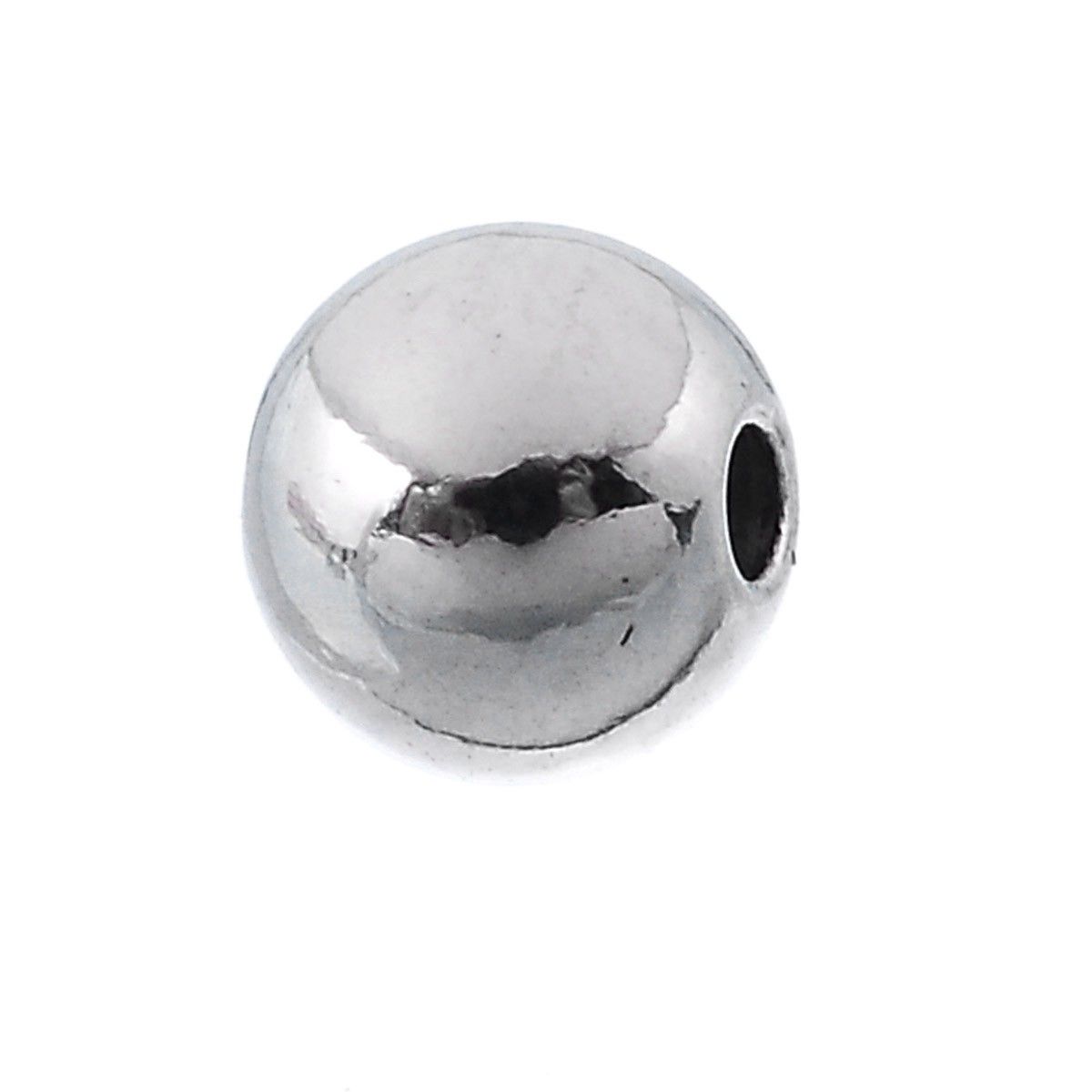 Sadingo Metallperlen in Silber | 4 mm, 50 Stück Wochenangebot