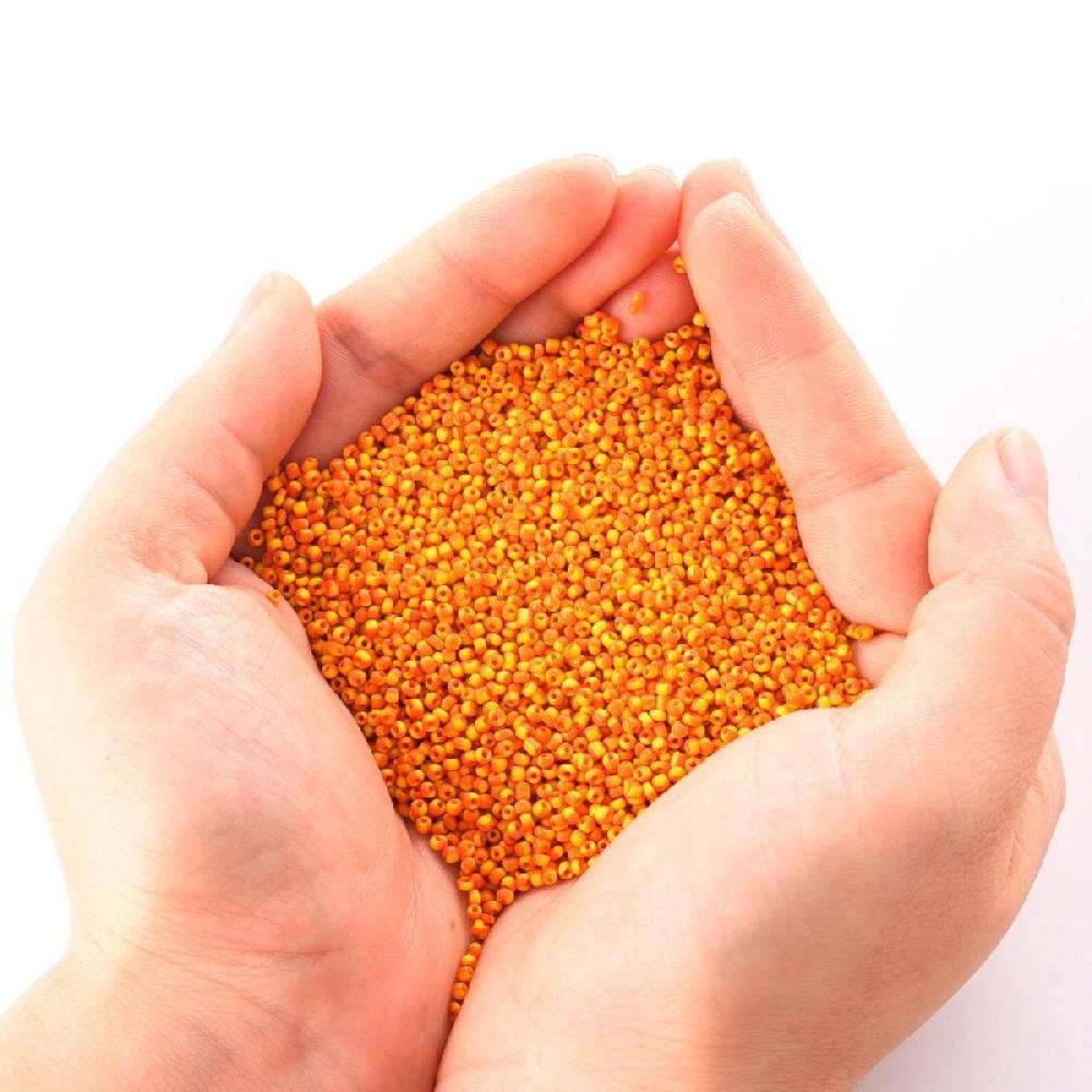 Sadingo Rocaillesperlen | 5 Farben je 16 Gramm, 1-1,5 mm Letzte 2 Tage