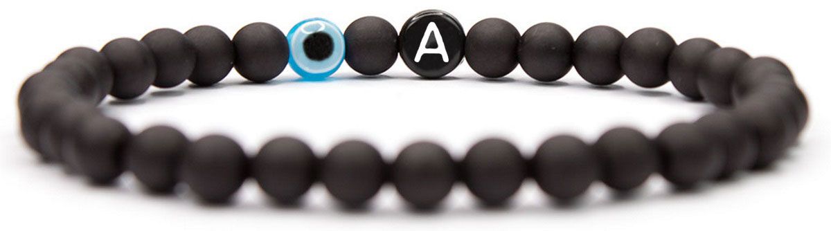 Sadingo Herren Buchstabenarmband Böser Blick, Nazar Auge Speichern exportieren