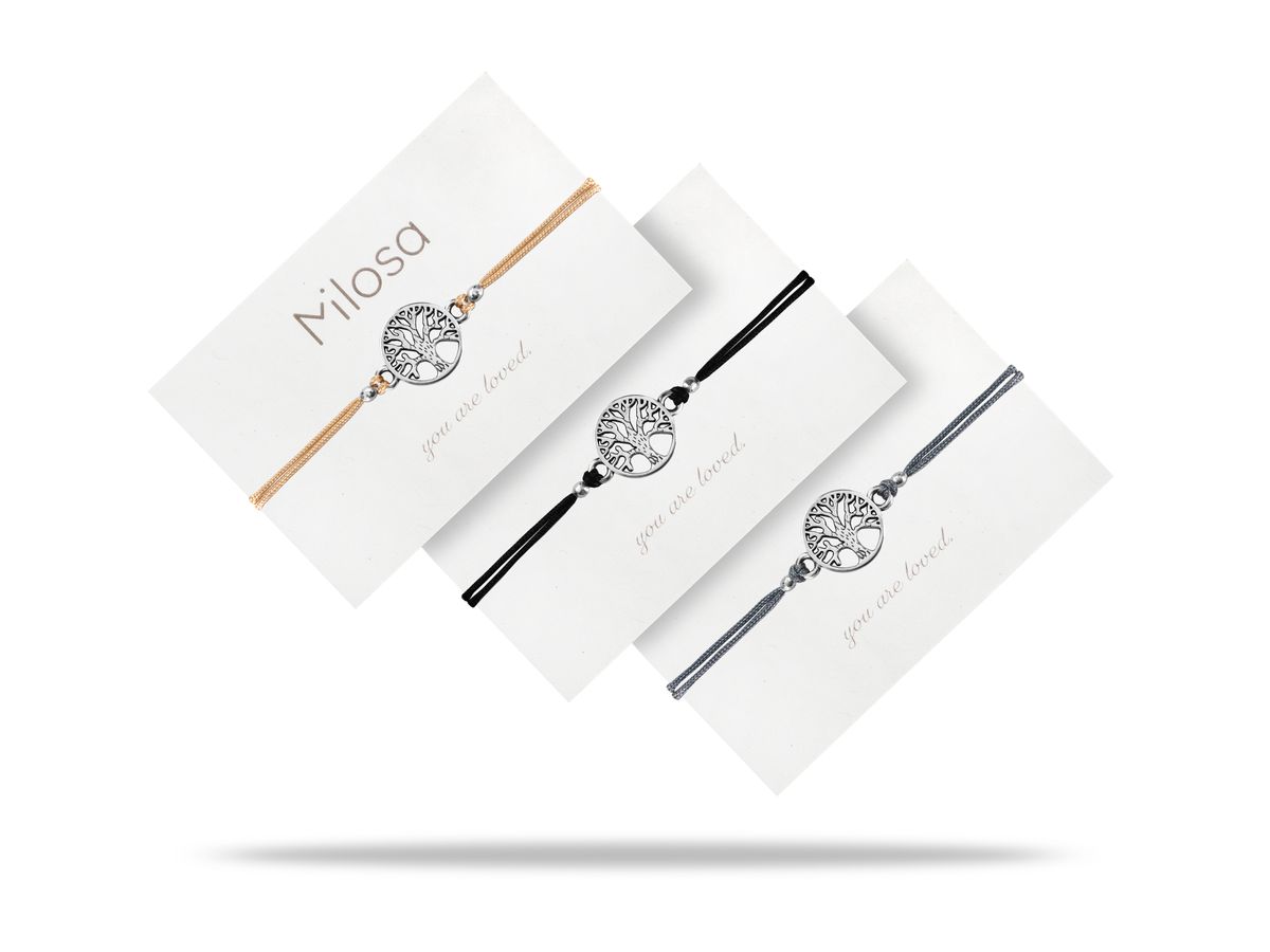 Sadingo Milosa Lebensbaum Armband Damen (verstellbar) 50% Rabatt für begrenzte Zeit