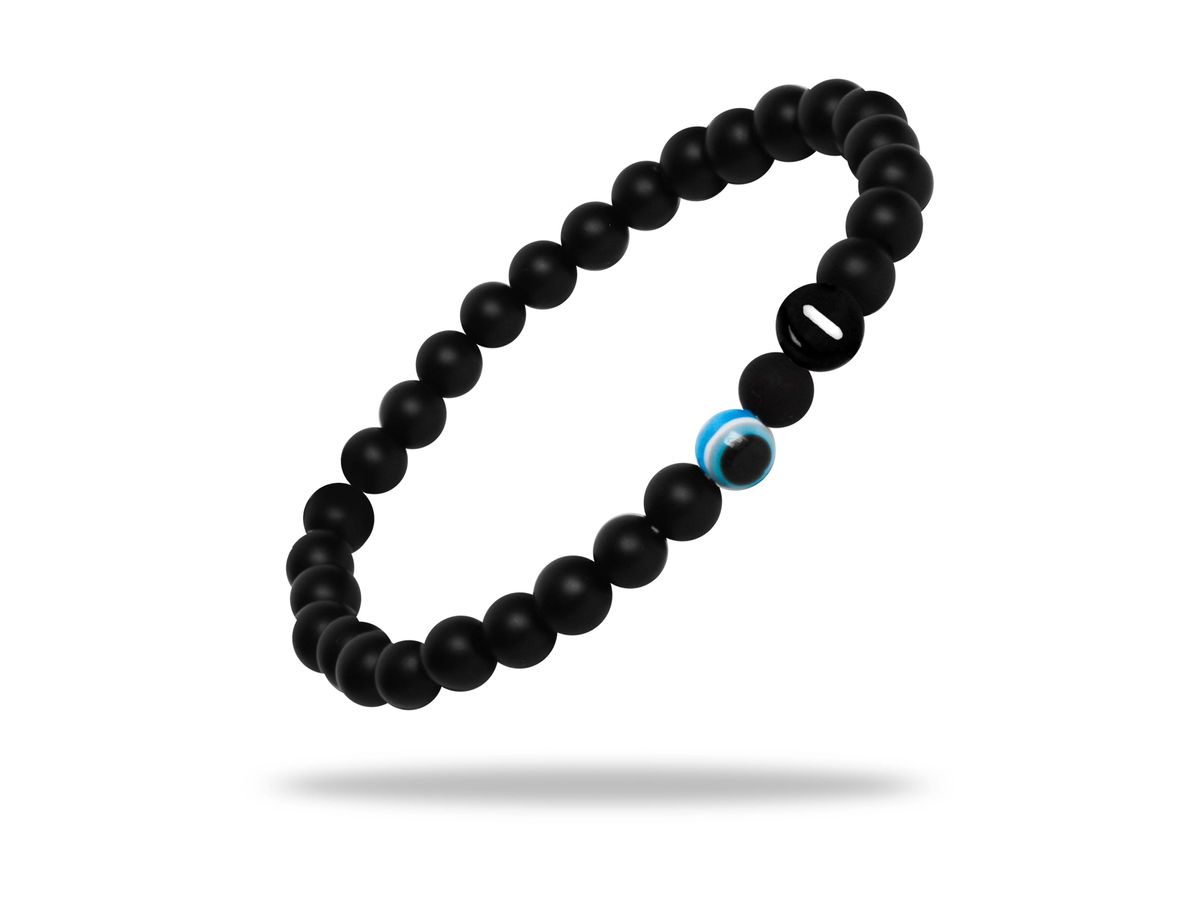 Sadingo Partnerarmband Set "MEADOW" aus schwarzen Achatperlen Rabatte dieses Monats