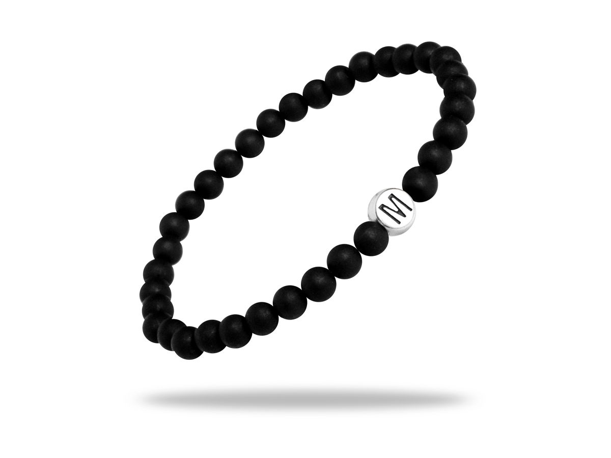 Sadingo Partnerarmband Set "MOON" aus schwarzen Natursteinperlen Angebote