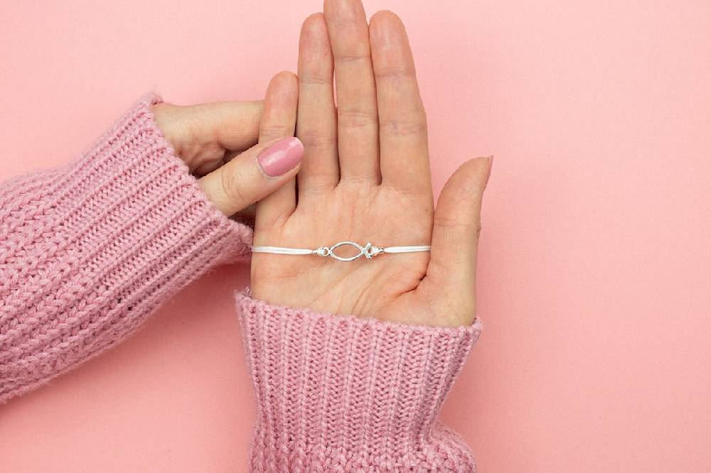 Sadingo Armband weiß für Mädchen (größenverstellbar) Ichthys Fisch Meist gekauft
