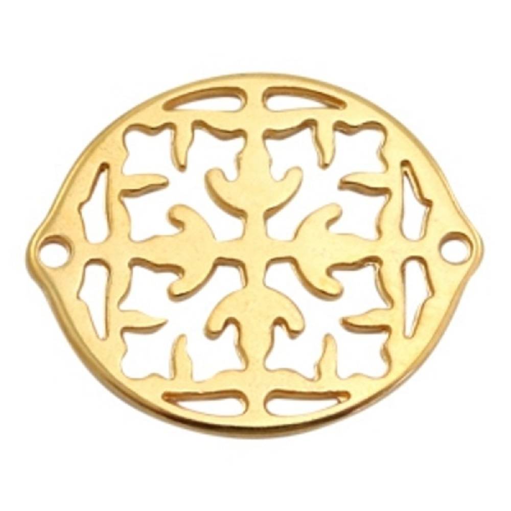 Sadingo Schmuckverbinder Ornament | 31x26 mm Sonderangebot