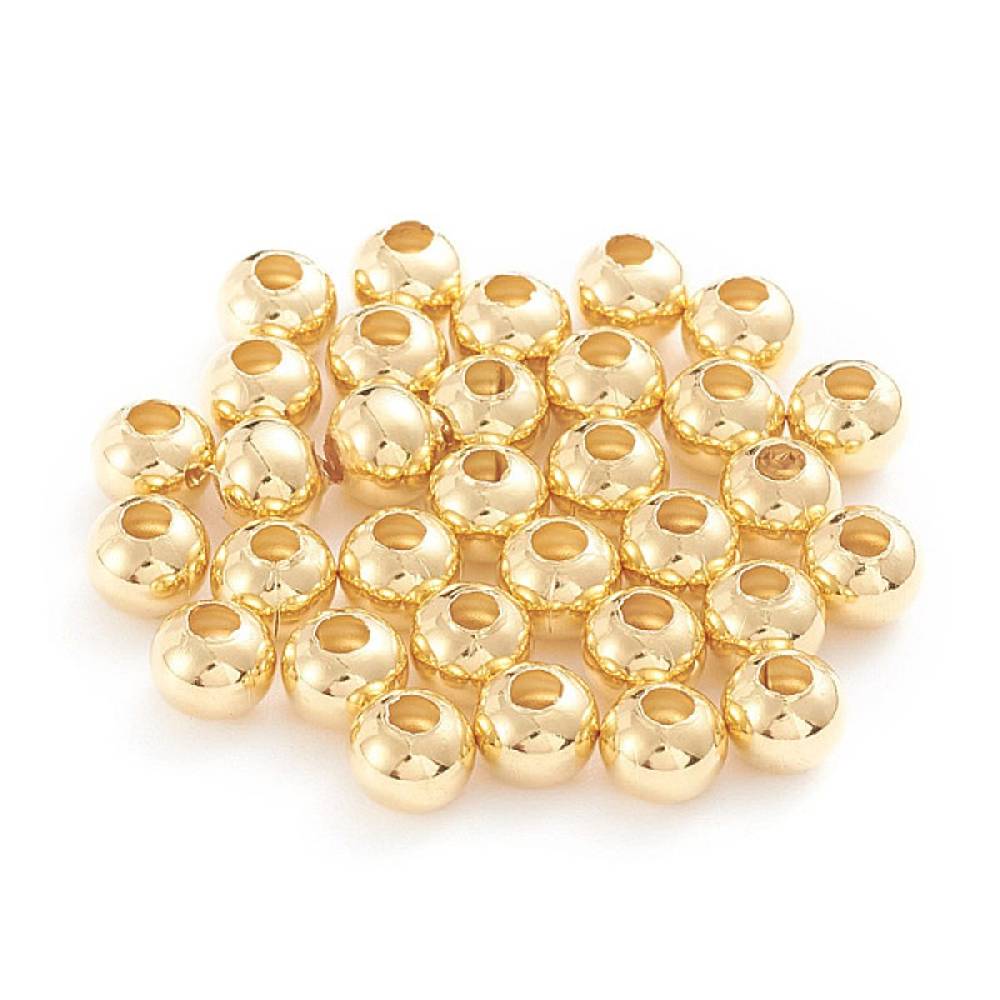 Sadingo Metallperlen | Edelstahl-Perlen in gold Blitzangebot