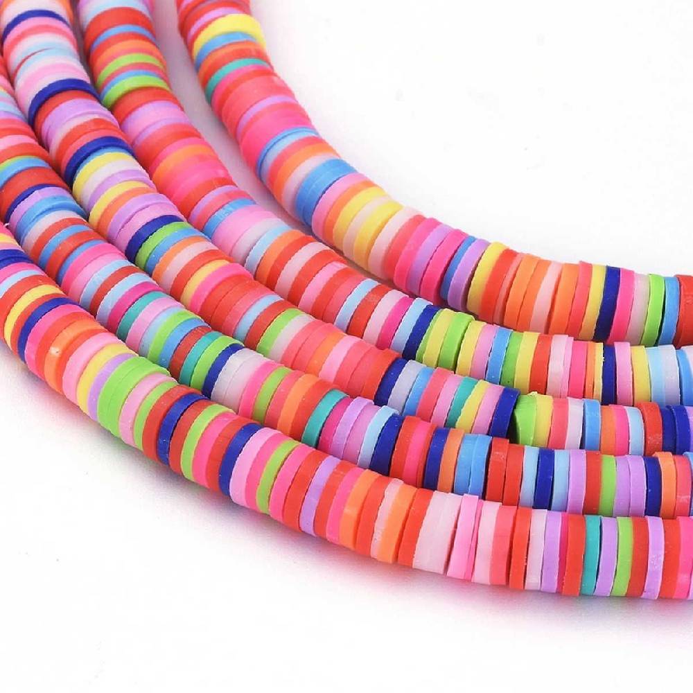Sadingo Polymer Clay Perlen | 3900 Stk., 6mm, Katsuki Räumungsverkauf