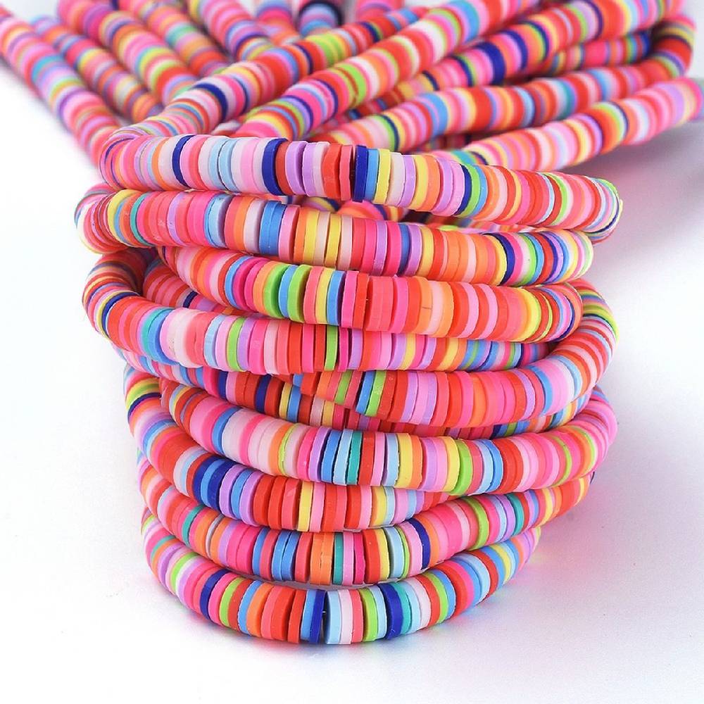 Sadingo Polymer Clay Perlen | 3900 Stk., 6mm, Katsuki Räumungsverkauf