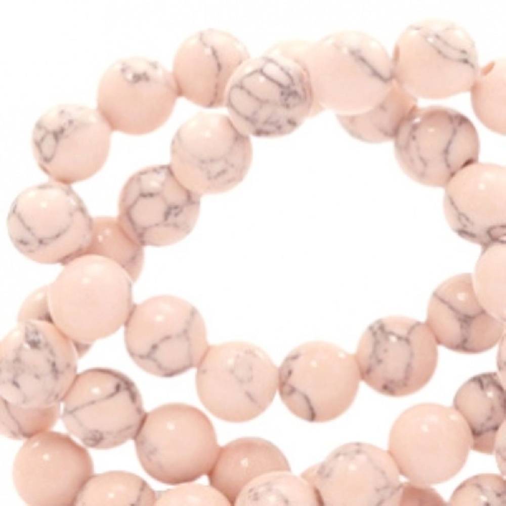 Sadingo Edelsteinperlen, Natursteinperlen Jade hellrosa, 6 mm Wochenangebot