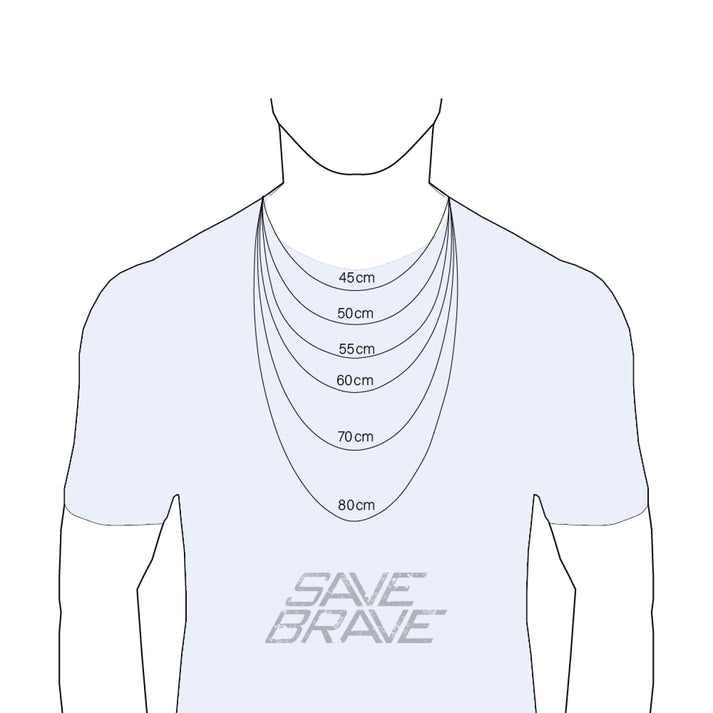 Save Brave Ankerkette Dan mit Anhänger Kreuz Neuheiten