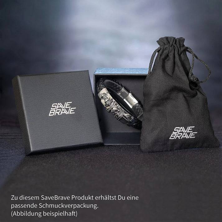 Save Brave Goldene Ankerkette Isaac mit Anhänger Kreuz Bestseller