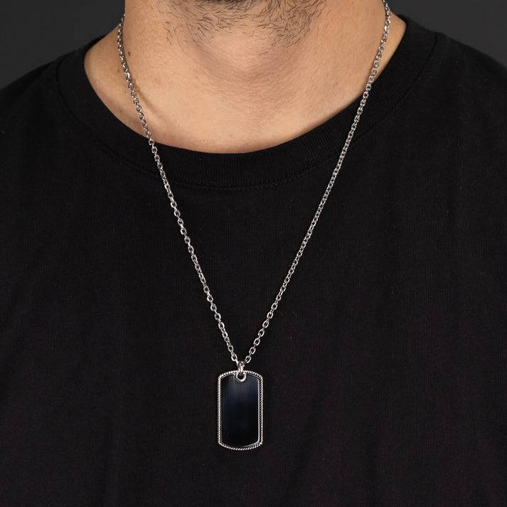 Save Brave Kette Northstar mit schwarzem Onyx Kostenlose Rückgabe