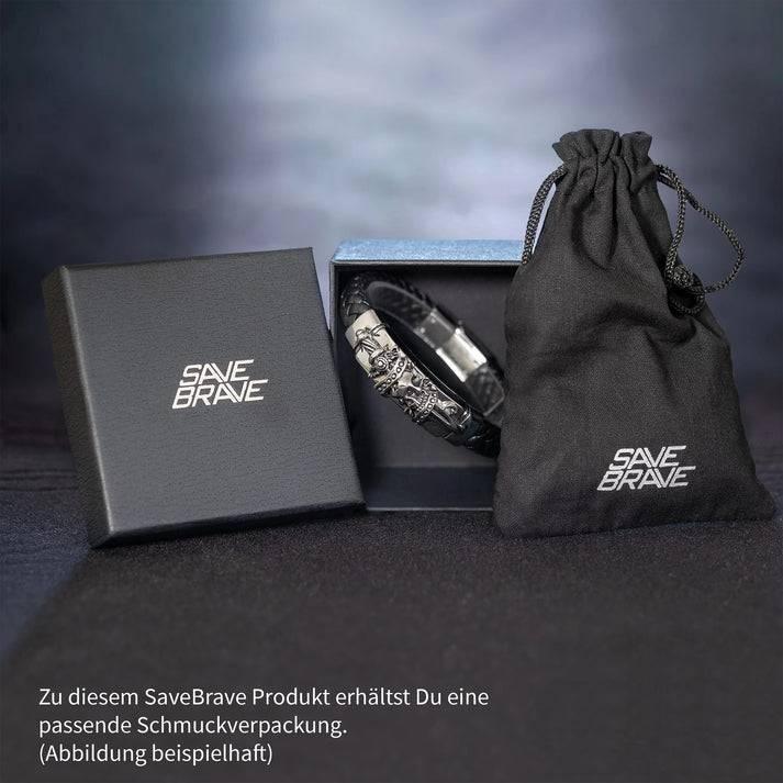 Save Brave Kette Northstar mit schwarzem Onyx Kostenlose Rückgabe