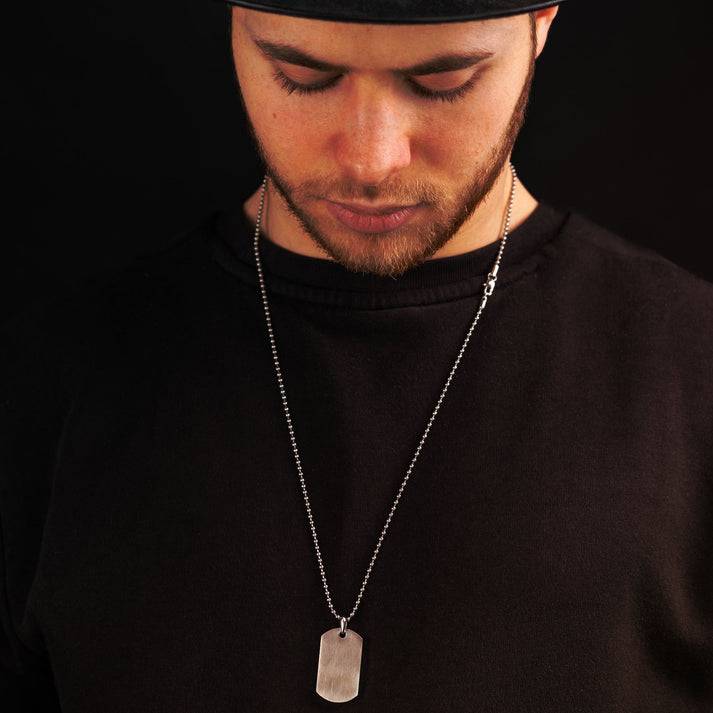 Save Brave Kugelkette Robert mit Dog Tag Anhänger Fabrikladen