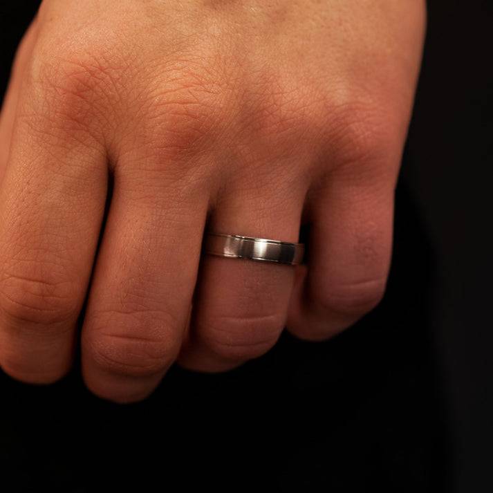 Save Brave Partnerring Adam für Männer - Edelstahl Fabrikverkauf