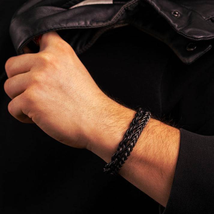 Save Brave Gliederarmband Justin aus Edelstahl Valentinstagsangebot