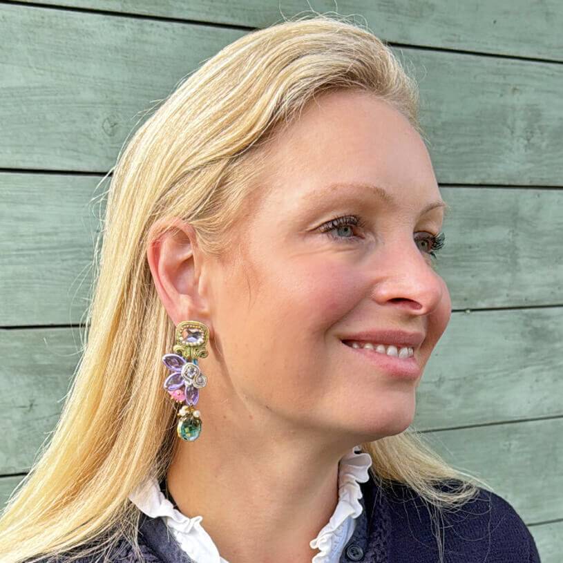 SchwesterSchwester Vorbestellbar - Dekorative Soutache-Ohrstecker in Pastelltönen Sonderangebot