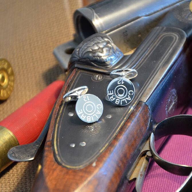 SchwesterSchwester Manschettenknöpfe Silber Calibre 12 Black Friday Preise
